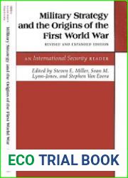 Military Strategy and the Origins of the First World War