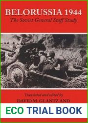 Belorussia 1944 The Soviet General Staff Study