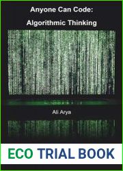 Anyone Can Code Algorithmic Thinking