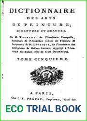 Dictionnaire des arts de peinture, sculpture et gravure. T.5