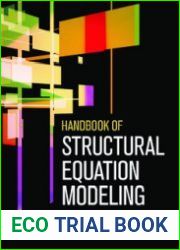 Handbook of Structural Equation Modeling