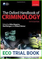 The Oxford Handbook of Criminology