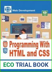 Programming With HTML and CSS
