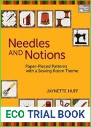 Needles and Notions Paper-Pieced Patterns with a Sewing Room Theme