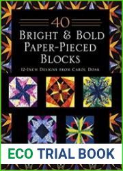 40 Bright & Bold Paperpieced Blocks