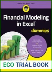 Financial Modeling in Excel For Dummies