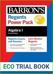 Regents Algebra I Power Pack Revised Edition