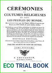 Ceremonies et coutumes religieuses de tous les peuples du monde, Т.2