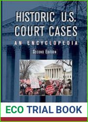 Historic U. S. Court Cases An Encyclopedia
