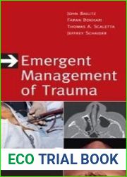 Emergent Management of Trauma, 3rd Edition