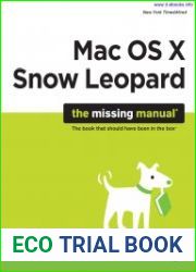 Mac OS X Snow Leopard The Missing Manual