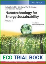 Nanotechnology for Energy Sustainability, 3 Volume Set