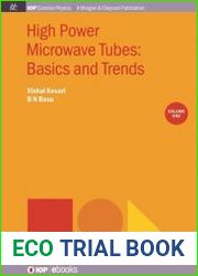 High Power Microwave Tubes Basics and Trends, Volume 1