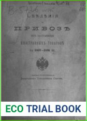 Сведения о привозе из-за границы иностранных товаров за 1869-1886 годы
