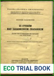 Ze studiow nad zagadnieniem chazarskim
