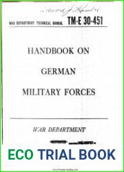 Handbook on German military forces