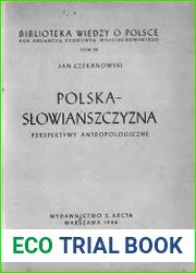 Czekanowski Jan . Polska-slowianszczyzna. Perspektywy antropologiczne