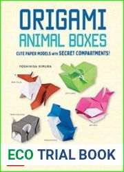 Origami Animal Boxes Kit Cute Paper Models with Secret Compartments!