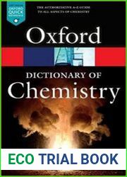 A Dictionary of Chemistry, Eighth Edition