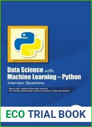 Data Science with Machine Learning Python Interview Questions