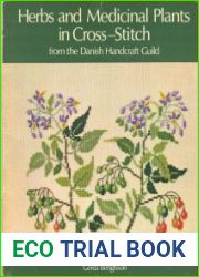 Herbs and medicinal plants in cross-stitch