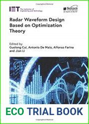 Radar Waveform Design Based on Optimization Theory