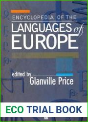 Encyclopedia of the Languages of Europe