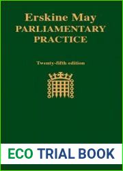 Erskine May Parliamentary Practice 25th Edition