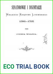 Senatorowie i dygnitarze Wielkiego Ksiestwa Litewskiego. 1386-1795