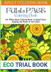 Full Page Coloring Book