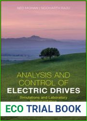 Analysis and Control of Electric Drives Simulations and Laboratory Implementation