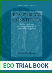Res Publica Constituta. Actium, Apollo and the Accomplishment of the Triumviral Assignment