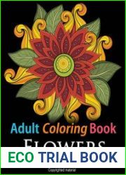 Adult Coloring Books. Flowers