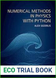 Numerical Methods in Physics with Python