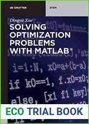 Solving Optimization Problems with MATLAB