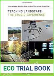 Teaching Landscape The Studio Experience