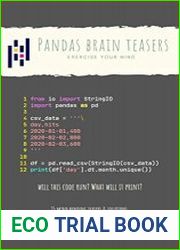 Pandas Brain Teasers 25 brain teasers to tickle your mind and help you master Pandas