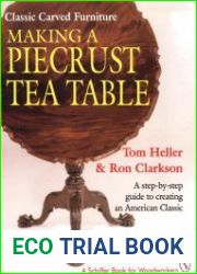 Classic Carved Furniture Making a Piecrust Tea Table