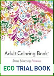 Adult Coloring Book. Stress Relieving Patterns