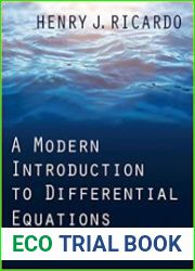 A Modern Introduction to Differential Equations, Third Edition