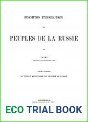 Description ethnographique des peuples de la Russie