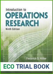 Introduction to Operations Research (9th edition)