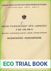 Drugi Powszechny Spis Ludnosci z dn. 9. XII 1931 r. mieszkania i gospodarstwa domowe, ludnosc, stosunki zawodowe wojewodztwo nowogrodzkie