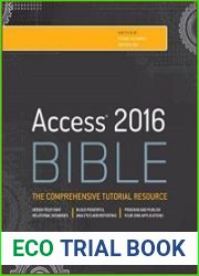 Access 2016 Bible