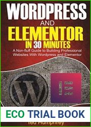 WordPress And Elementor In 30 Minutes A No-Fluff Guide to Building Professional Websites with Wordpress and Elementor