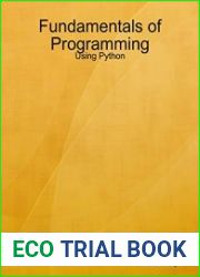 Fundamentals of Programming Using Python