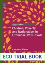 Children, Poverty and Nationalism in Lithuania, 1900–1940