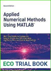 Applied Numerical Methods Using MATLAB Second Edition