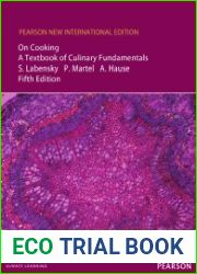 On Cooking A Textbook of Culinary Fundamentals