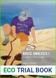 Basic Analysis I Functions of a Real Variable